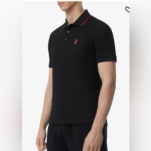 Burberry Icon Stripe Placket Pique Polo
